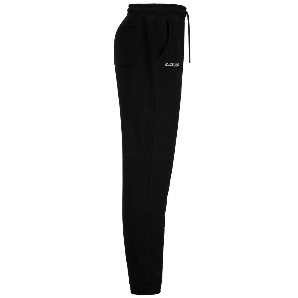Pantaloni in Cotone Stile Sportivo Uomo Neri 02