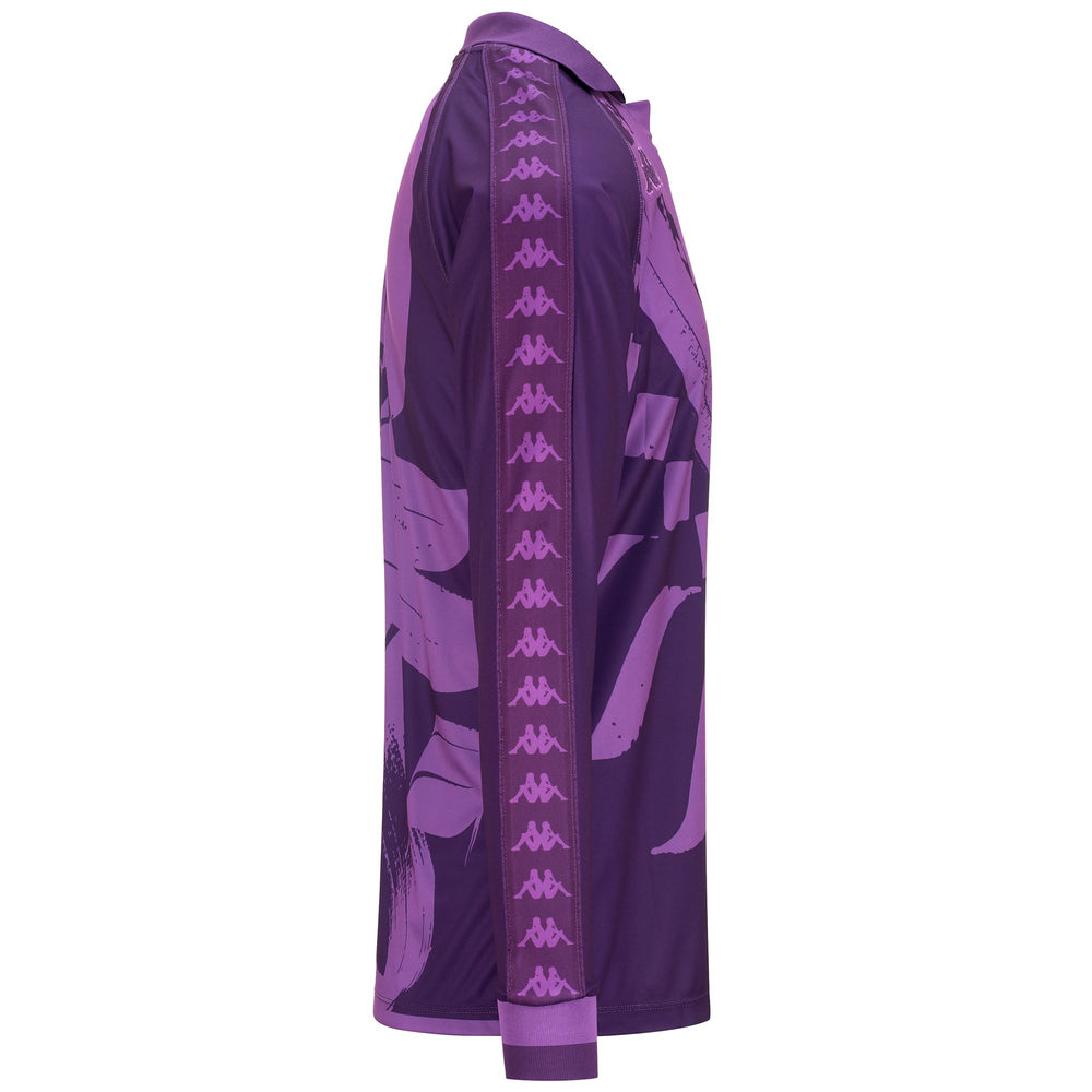 Maglia da calcio da uomo viola del Real Valladolid, vestibilità slim, in tessuto interlock. 02