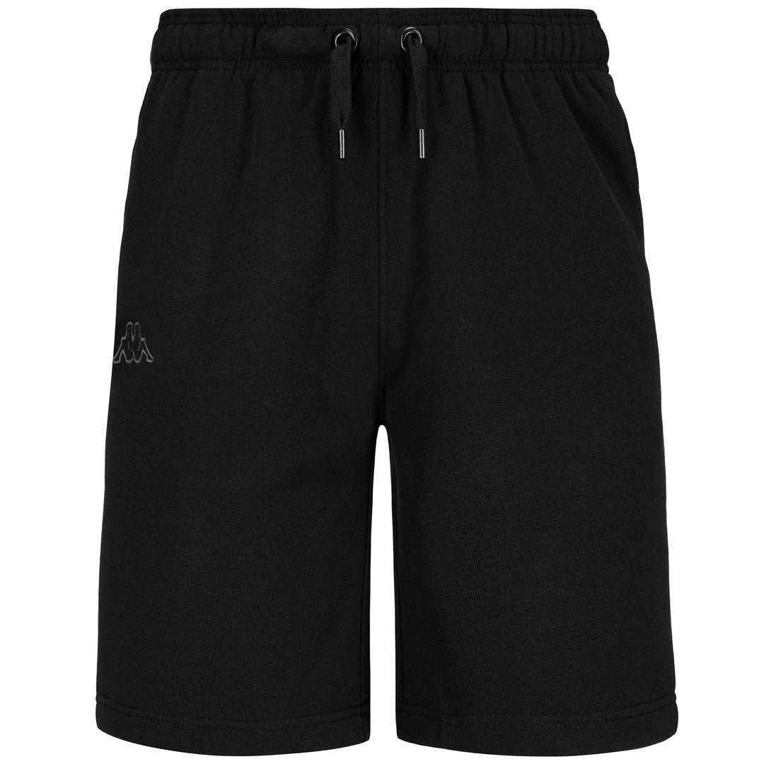 Black Men's Regular Fit Sportswear Shorts 01