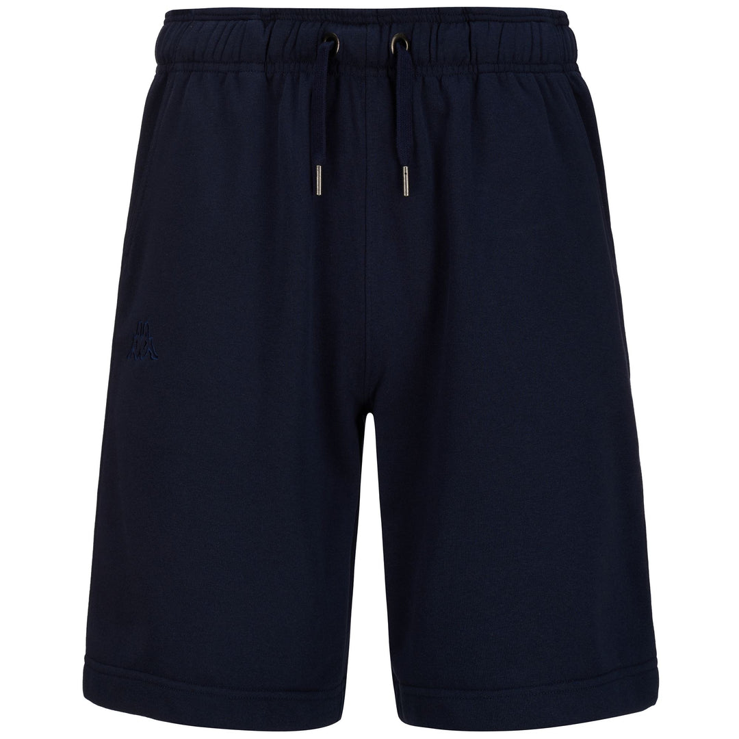 Marine blue Men's Sport Shorts with Pockets and Logo 01