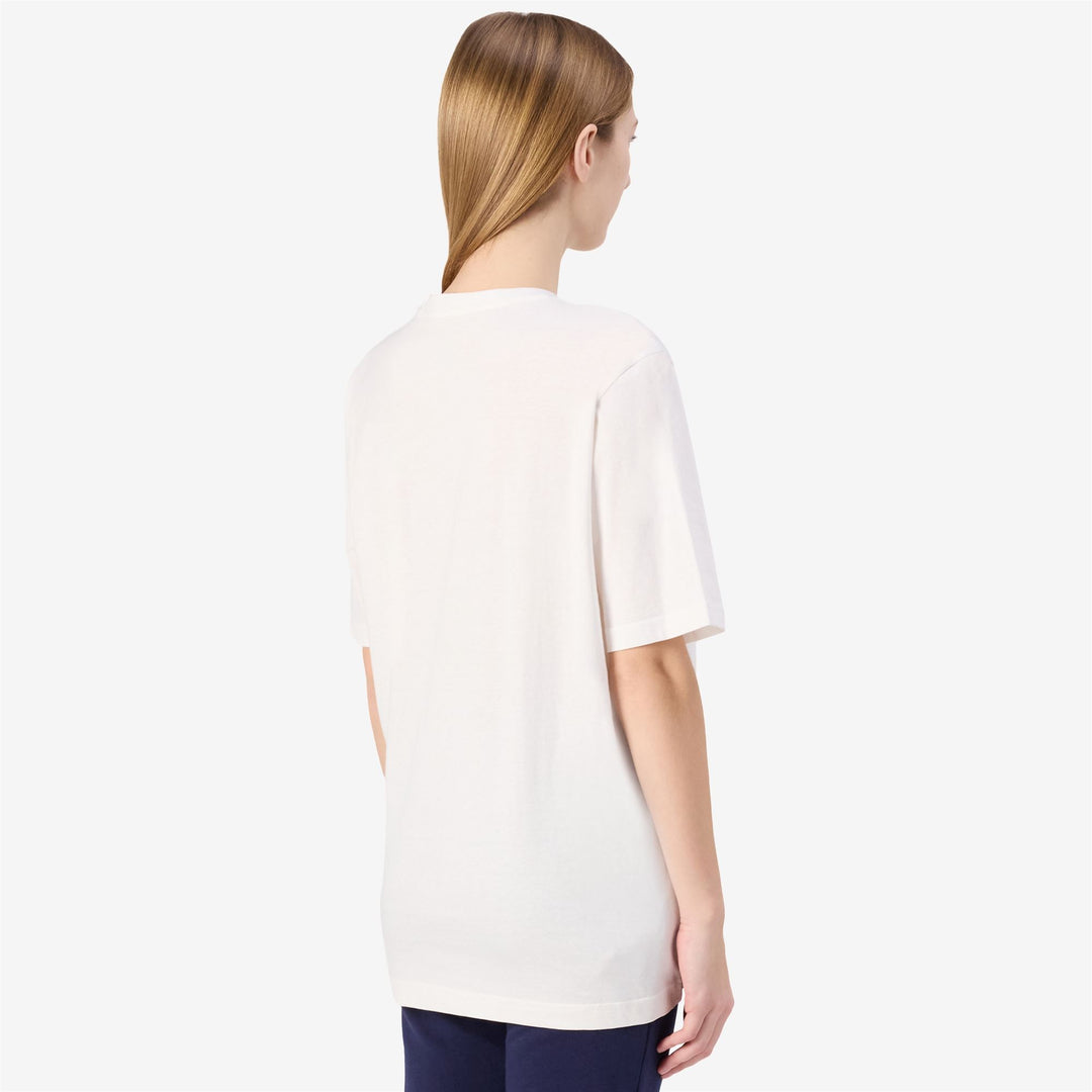 T-shirt da uomo bianca con stampa grafica e vestibilità regolare main