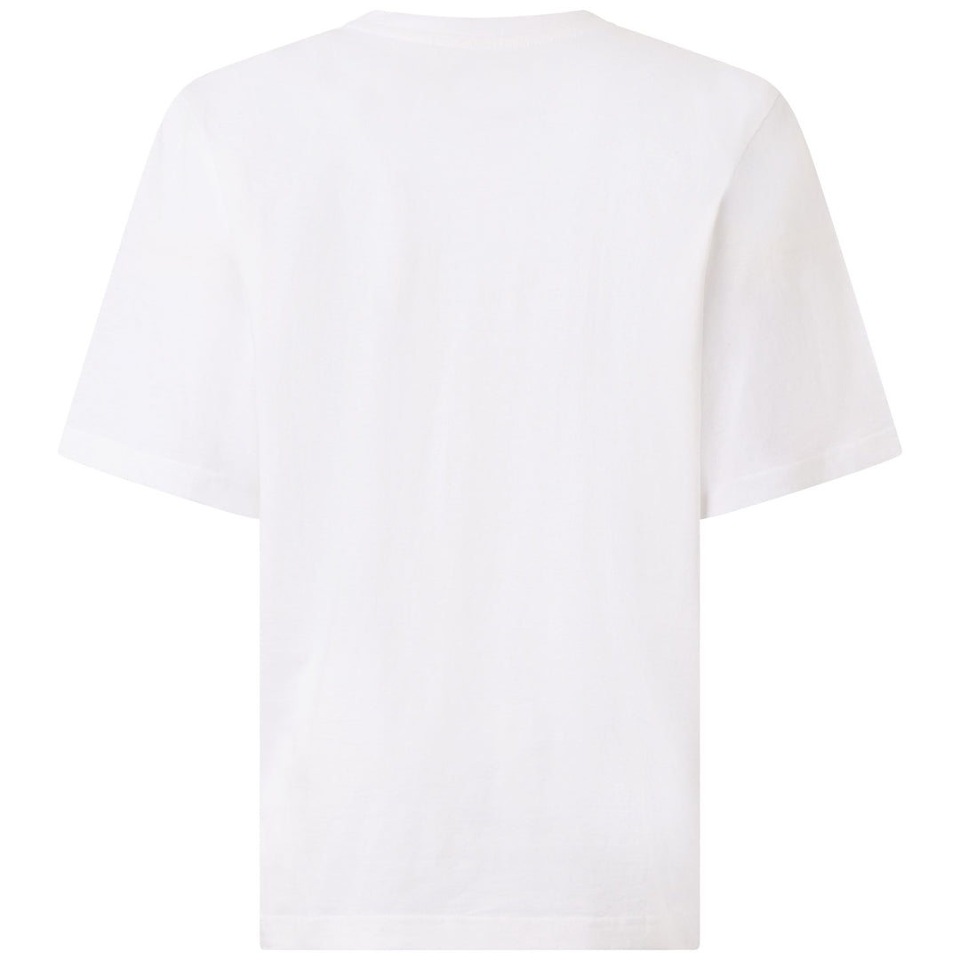 T-shirt da uomo bianca con stampa grafica e vestibilità regolare main