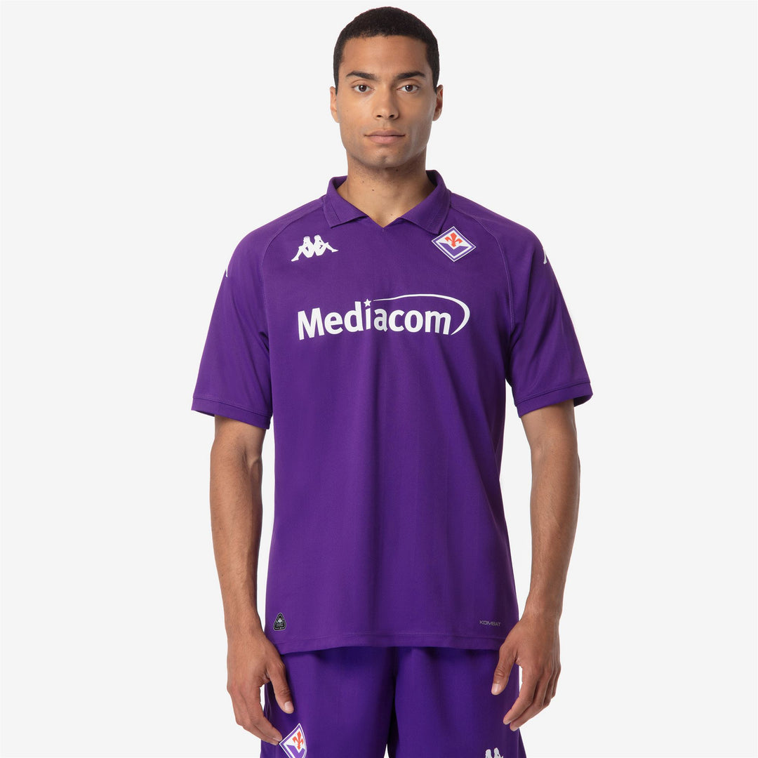 Maglietta da Calcio Uomo Riciclata Viola con Protezione Hydro-Way main