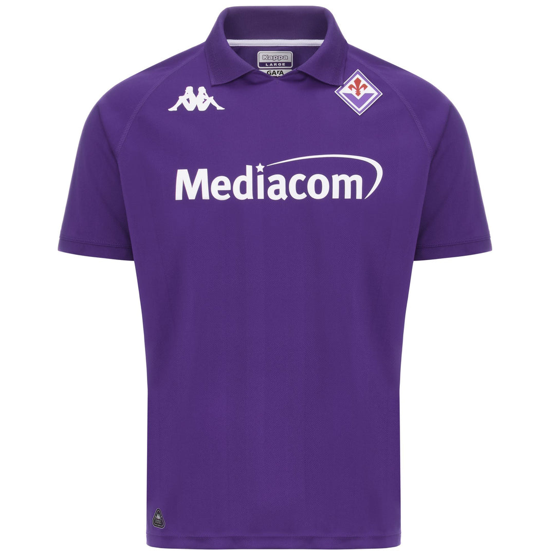 Maillot de football ACF Fiorentina pour homme, coupe classique, violet, en tissu jacquard 01