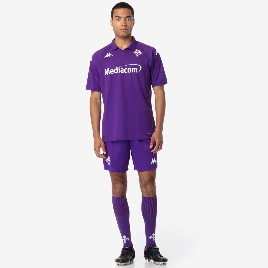 Violet Men's Recycled Football Jersey Shirt with Hydro-Way Protection 01