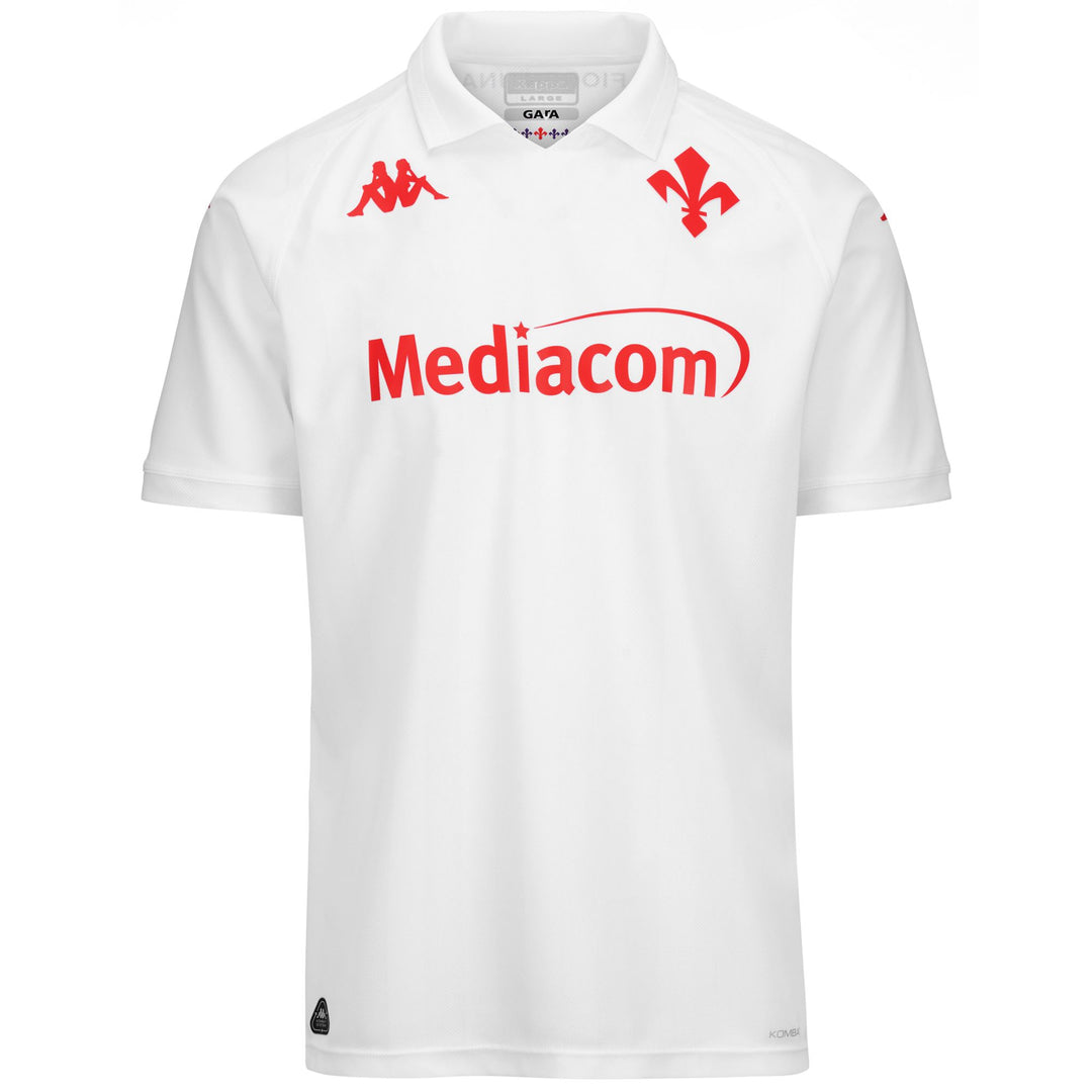 Maillot de football ACF Fiorentina pour homme, blanc, en tissu recyclé 01