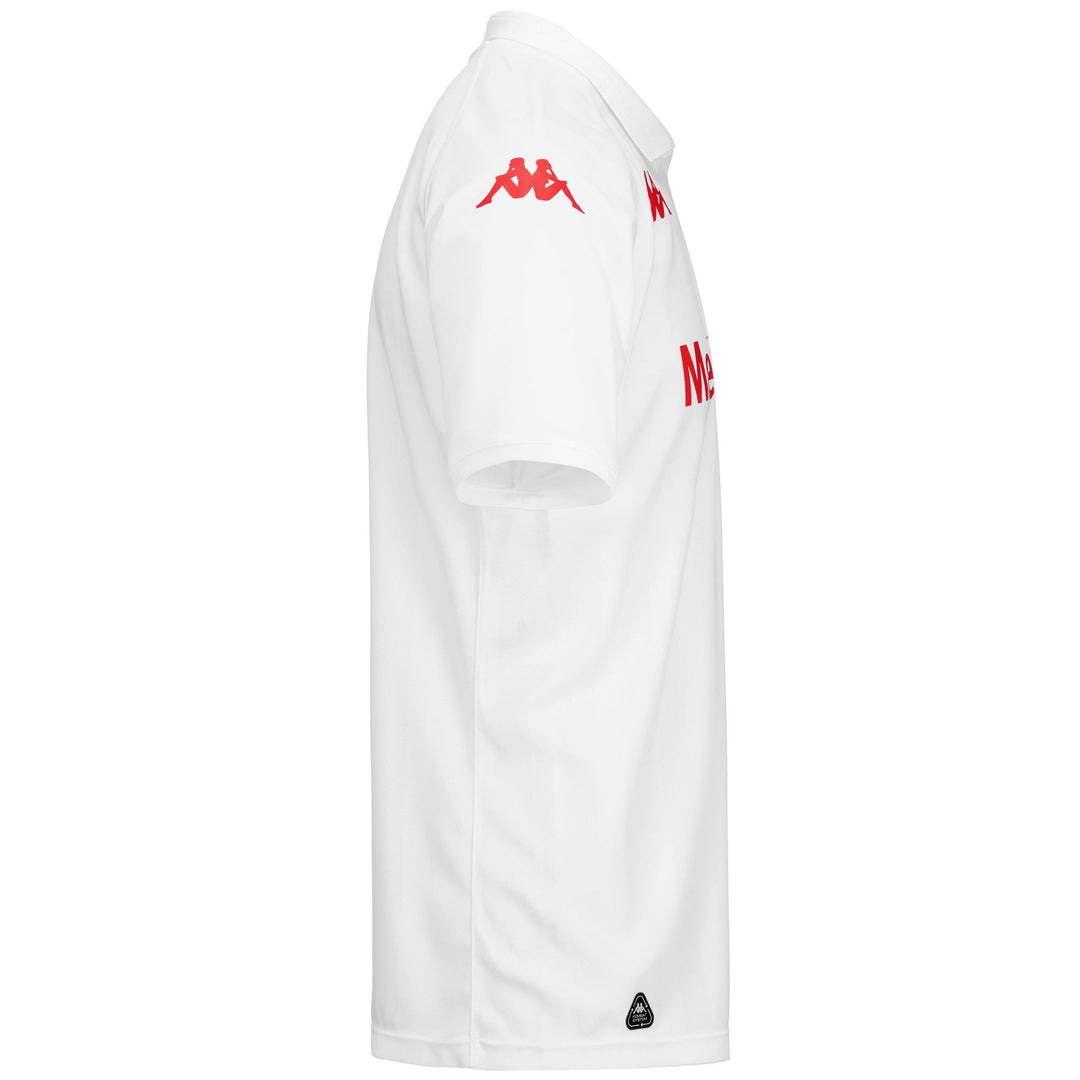 Camiseta de fútbol reciclada para hombre, color gris y blanco, con protección Hydro-Way main