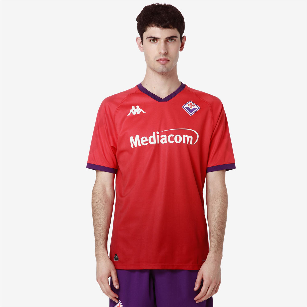 Red Men's ACF Fiorentina Football Shirt main