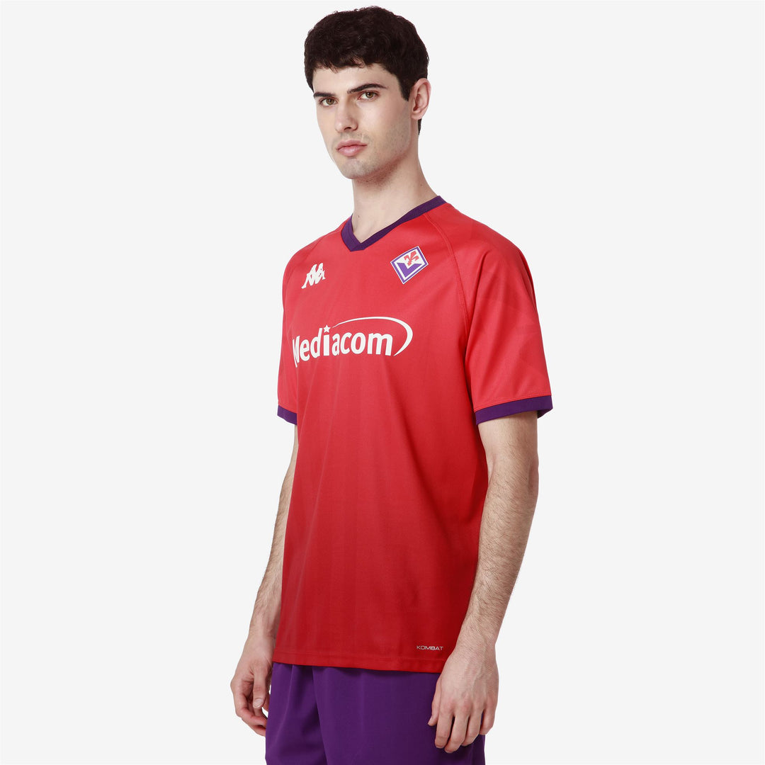 Red Men's ACF Fiorentina Football Shirt main