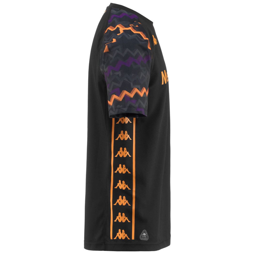 Camiseta de portero de fútbol de poliéster reciclado para hombre, color negro main