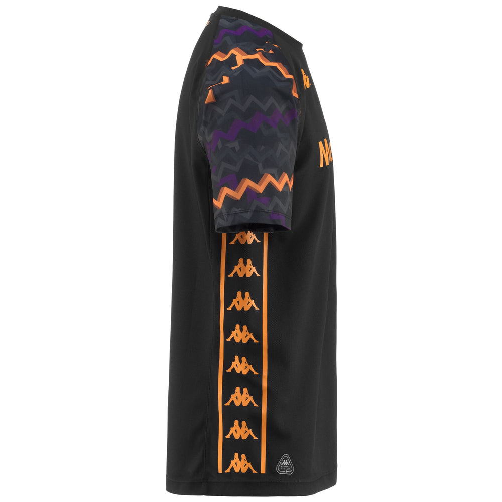 Black Men's ACF Fiorentina Football Goalkeeper Shirt in Jacquard Fabric 02