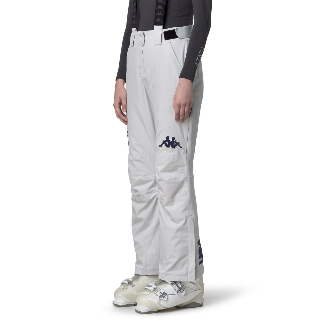 Light grey Women's Waterproof Ski Trousers with Padding main