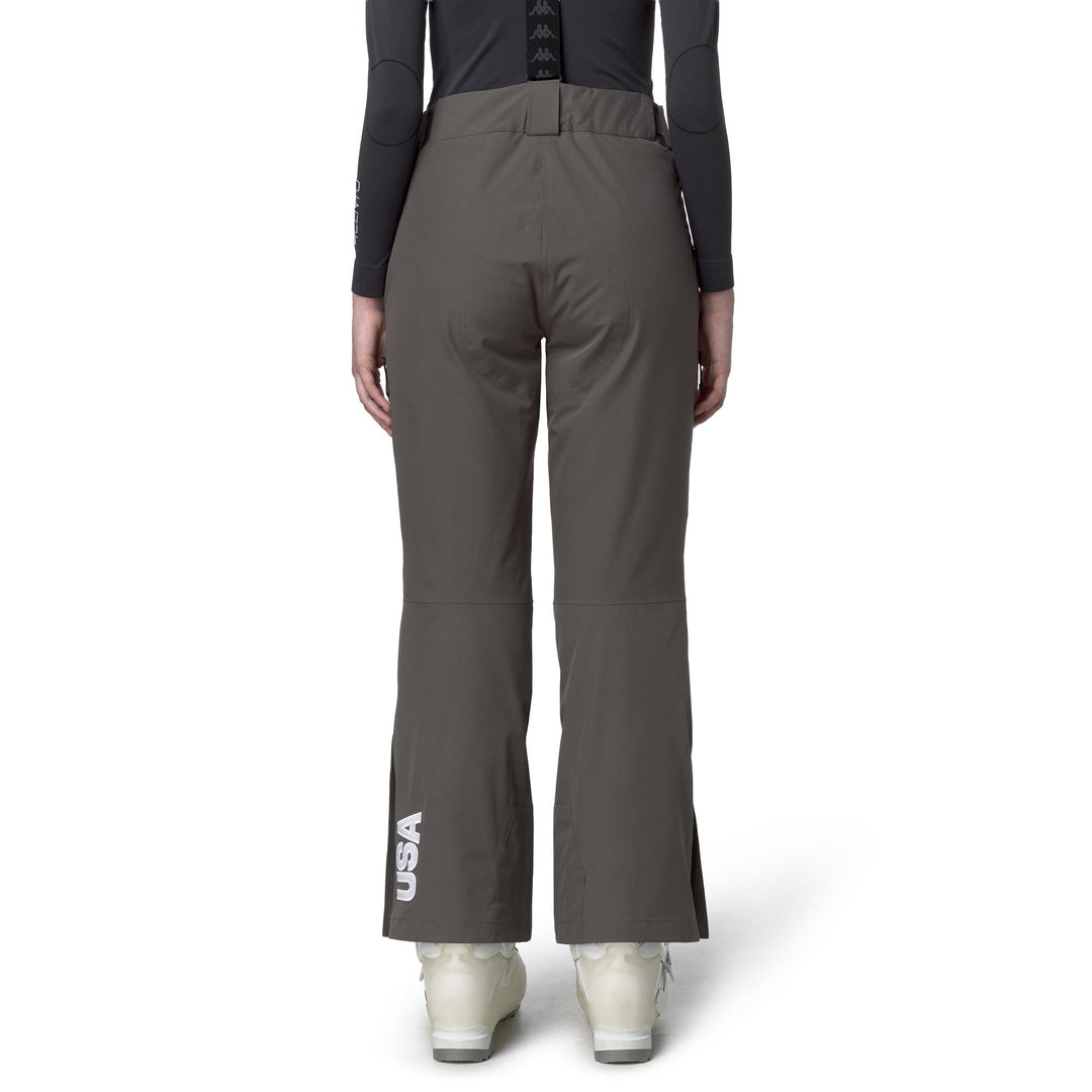 Green Women's Slim Fit Ski Trousers with Waterproof Protection main