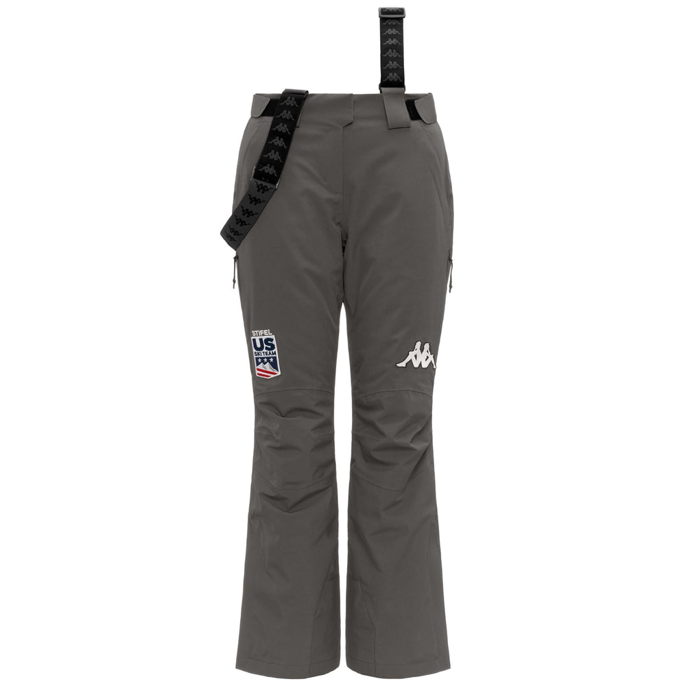 Green Women's Slim Fit Ski Trousers with Waterproof Protection 02