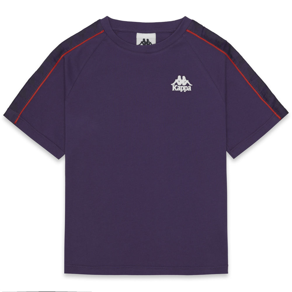 222 BANDA     ADI - T-Shirts & Top - T-Shirt - Woman - Violet Anil-Red Md Coral 02