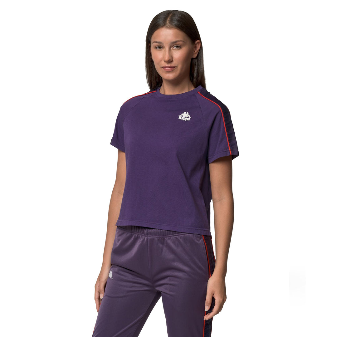 222 BANDA     ADI - T-Shirts & Top - T-Shirt - Woman - Violet Anil-Red Md Coral main