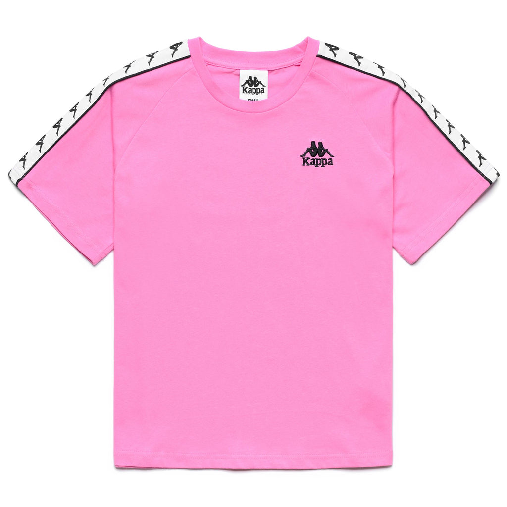 Pink Women's Sportswear Regular Fit T-Shirt with Banda Tape | Kappa