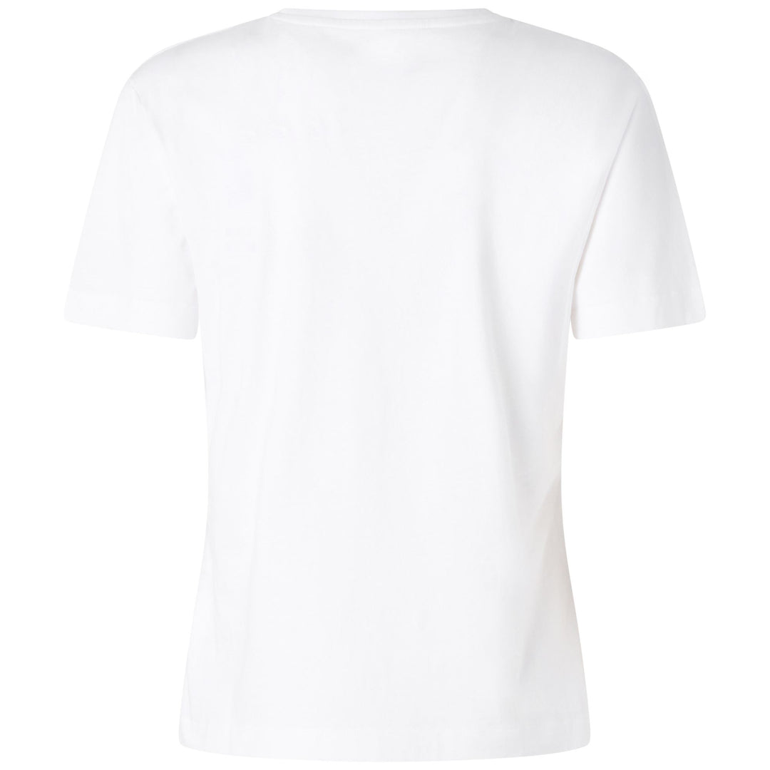 T-Shirt Sportiva Donna Grigia Bianca con Stampa Grafica main