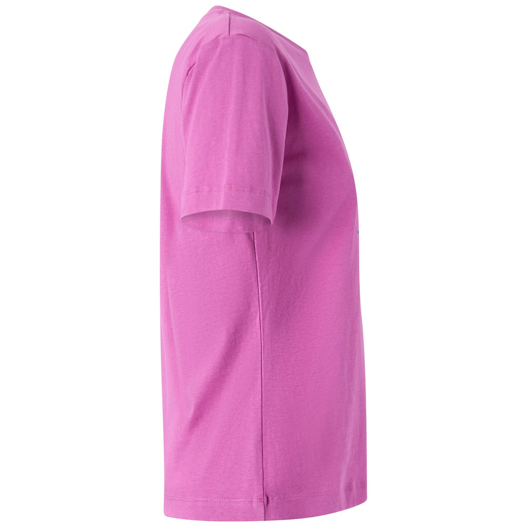 T-Shirt Sportiva Donna Rosso Viola con Stampa Grafica main