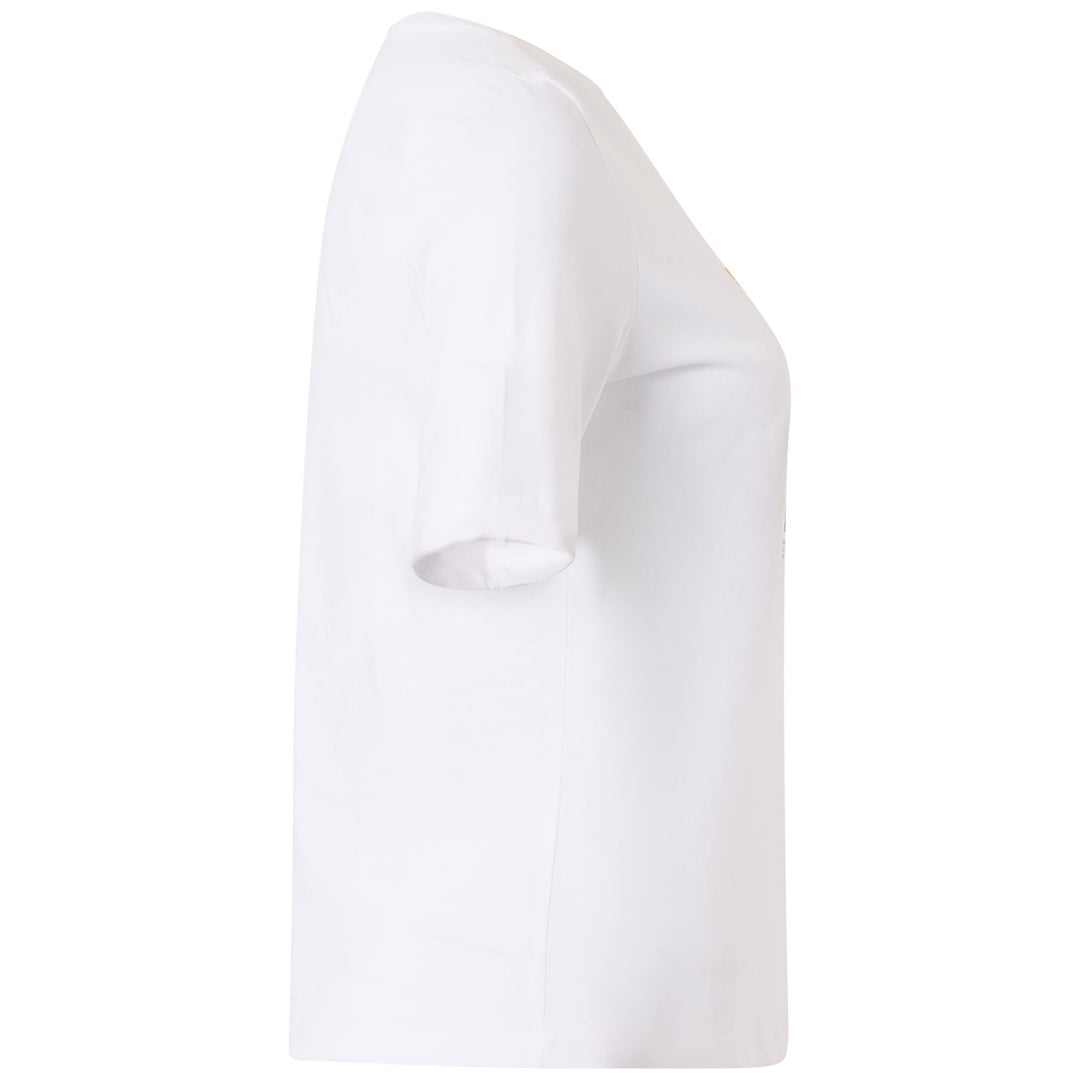 T-Shirt Sportiva Donna Grigia Bianca con Stampa Grafica main