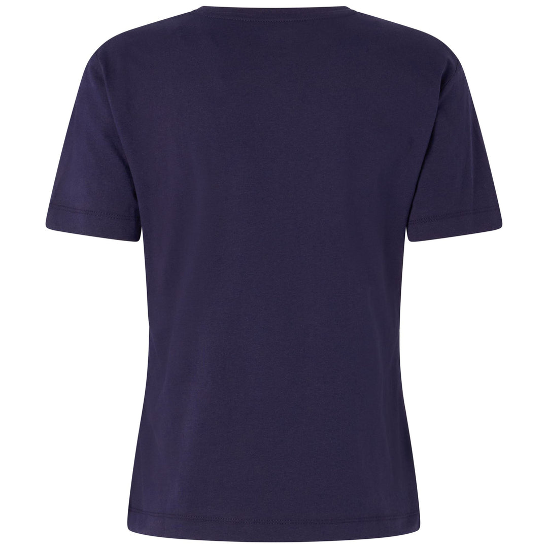 T-Shirt Sportiva Donna Blu Marino con Stampa Grafica main