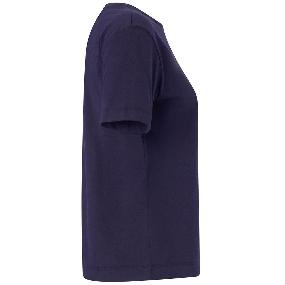 T-Shirt Sportiva Donna Blu Marino con Stampa Grafica 02