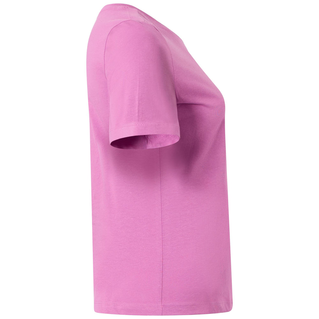 T-Shirt Sportiva Donna con Stampa Grafica Rosso Viola main