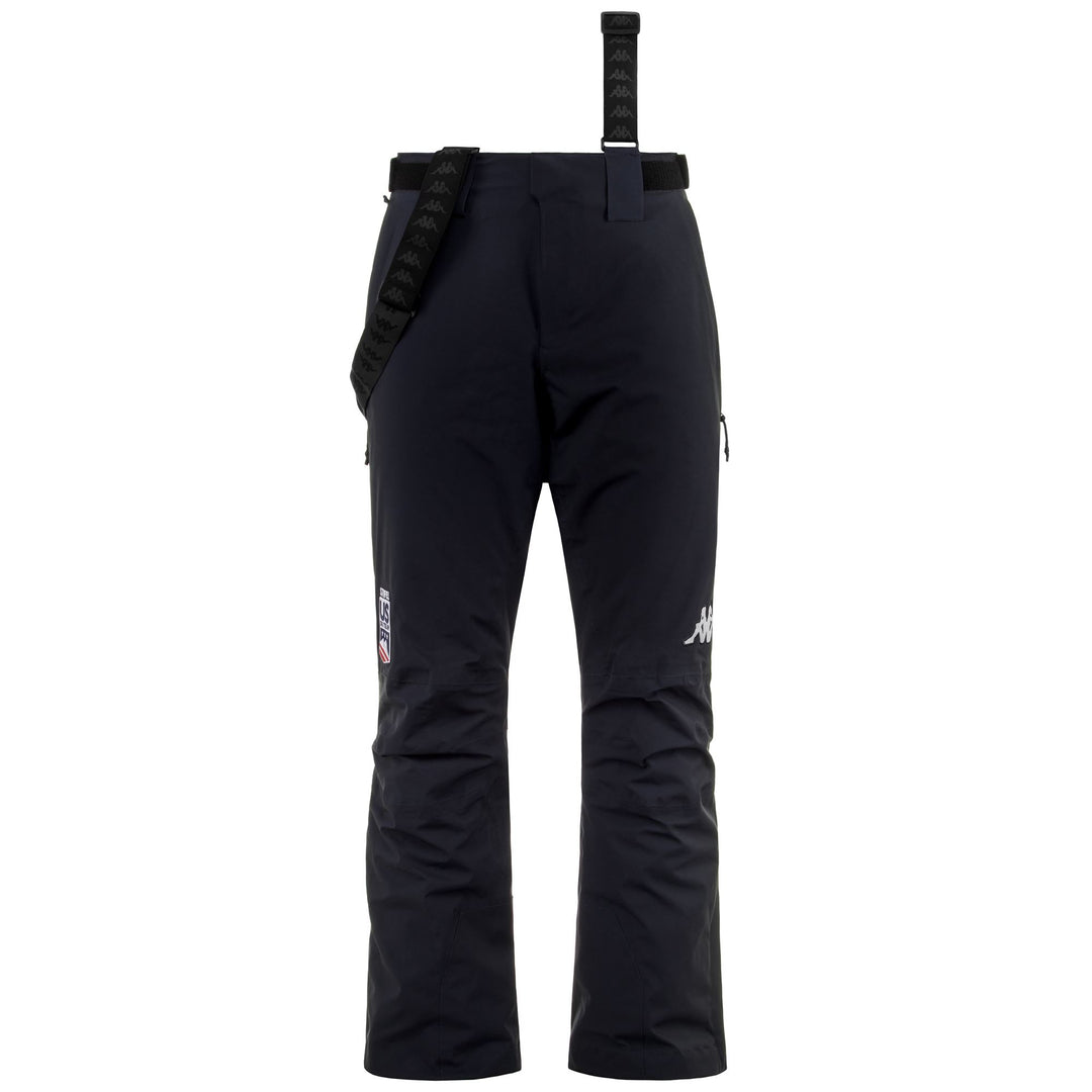 Navy Blue Men's Waterproof Ski Pants with Padding and Ventilation 01