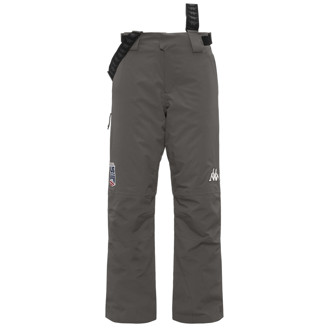 Pantalon de ski imperméable rembourré, coupe classique, pour homme, vert main