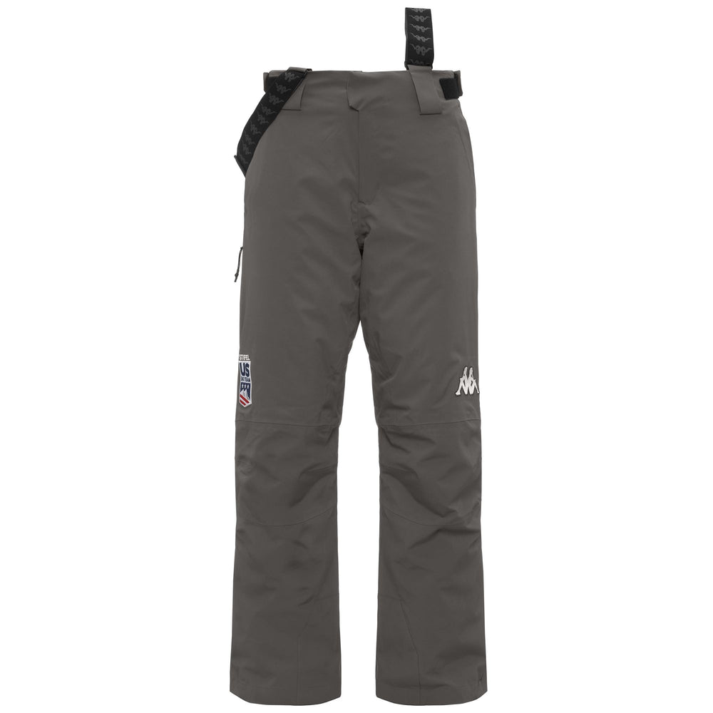 Green Men's Padded Regular Fit Ski Trousers with Waterproof Protection 02