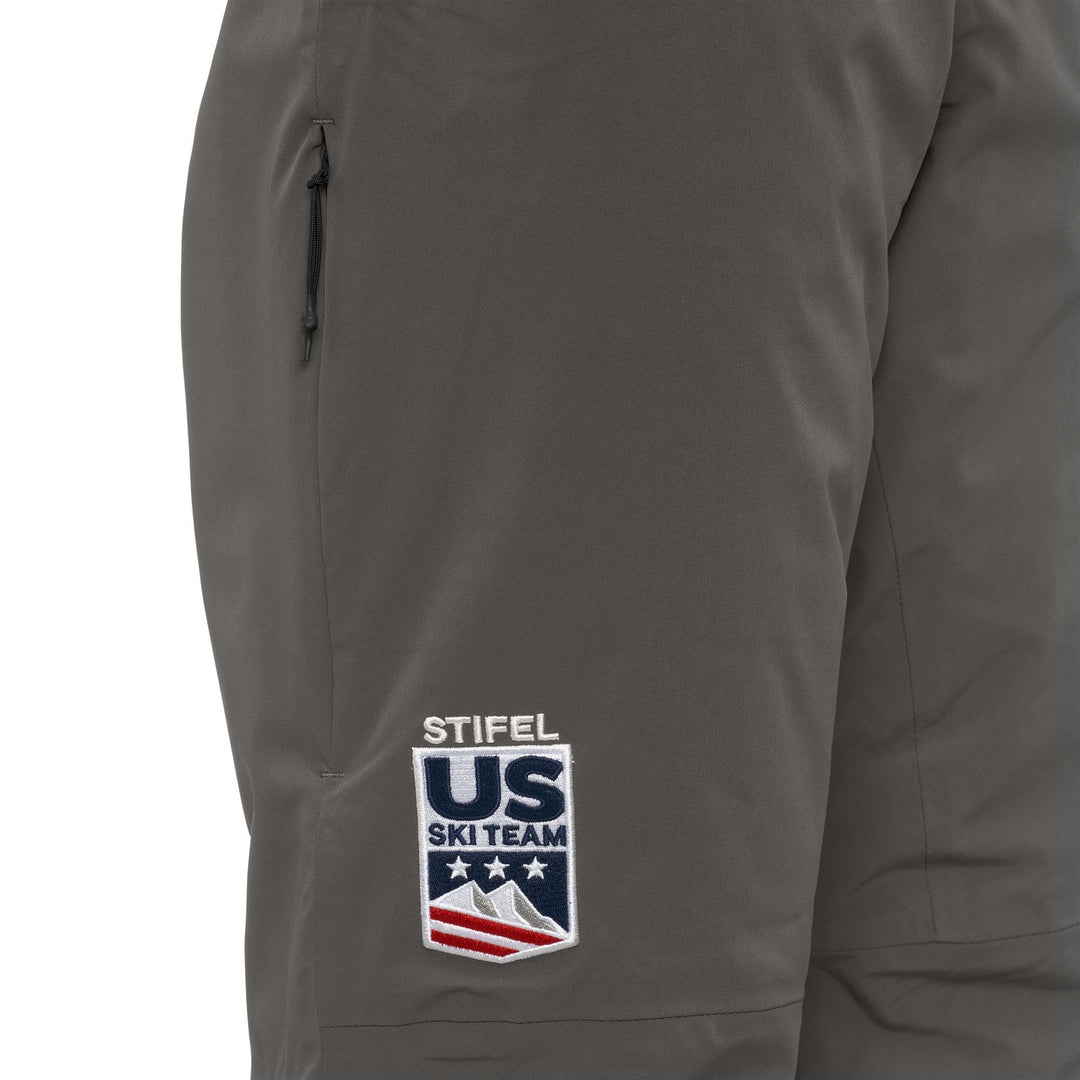 Green Men's Waterproof Ski Trousers with Padding main