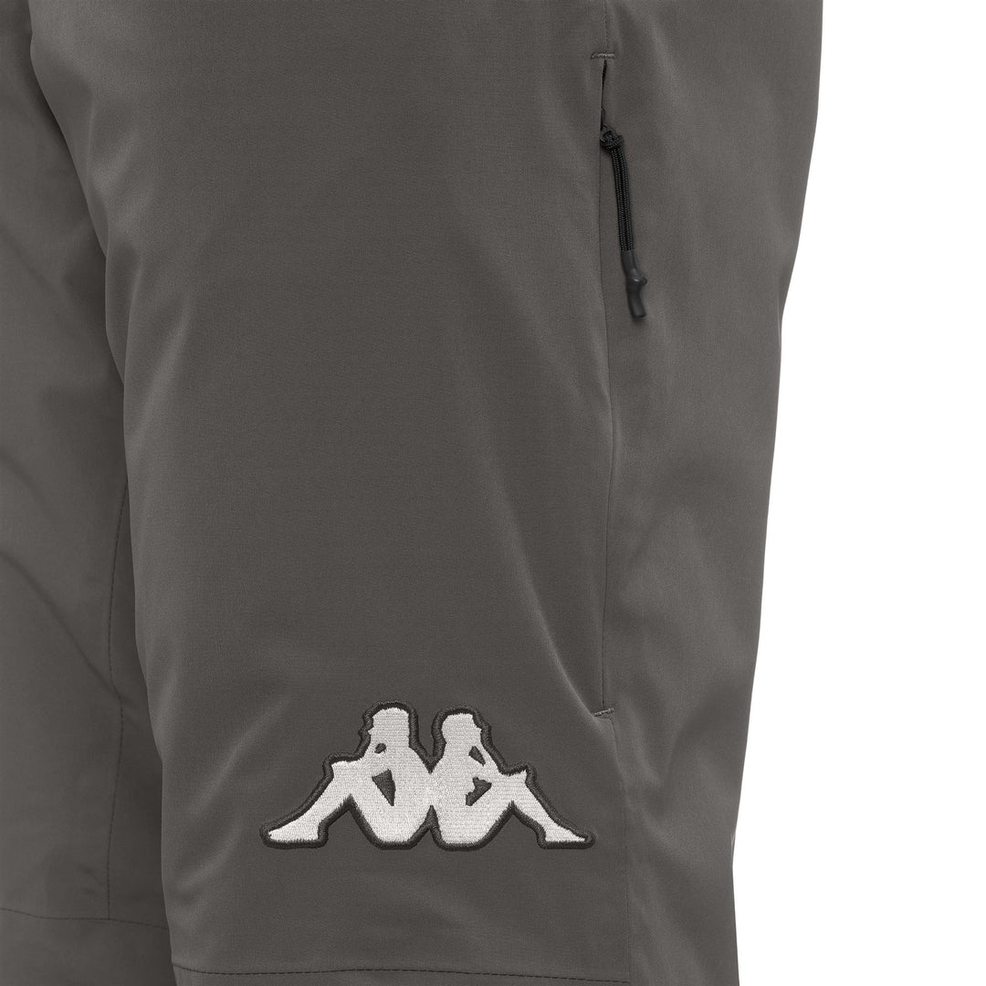 Green Men's Padded Regular Fit Ski Trousers with Waterproof Protection main
