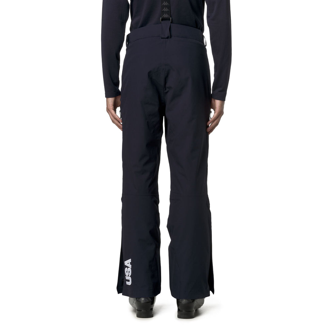 Blue Men's Regular Fit Waterproof Ski Trousers with Ventilation Opening main