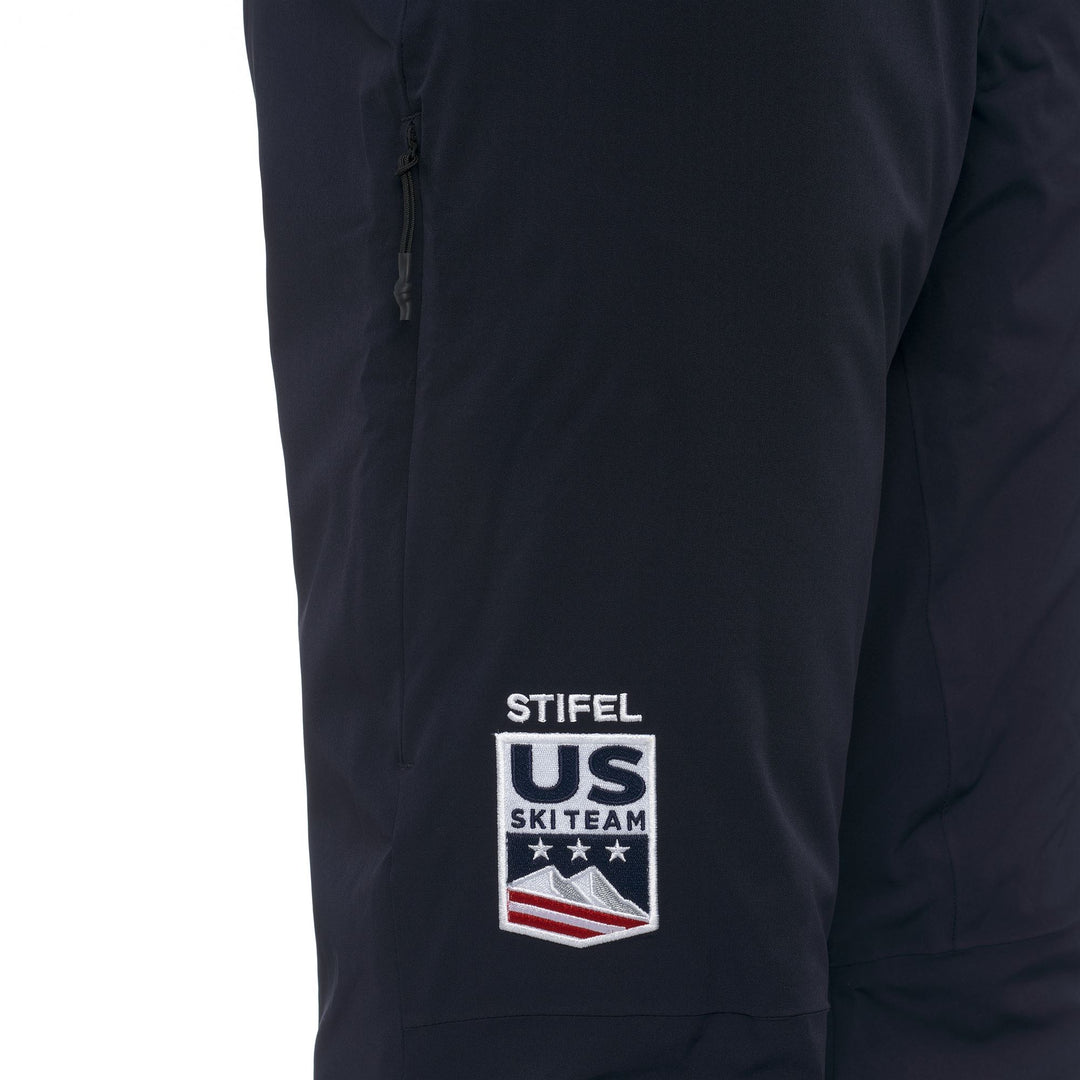 Blue Men's Regular Fit Waterproof Ski Trousers with Ventilation Opening main