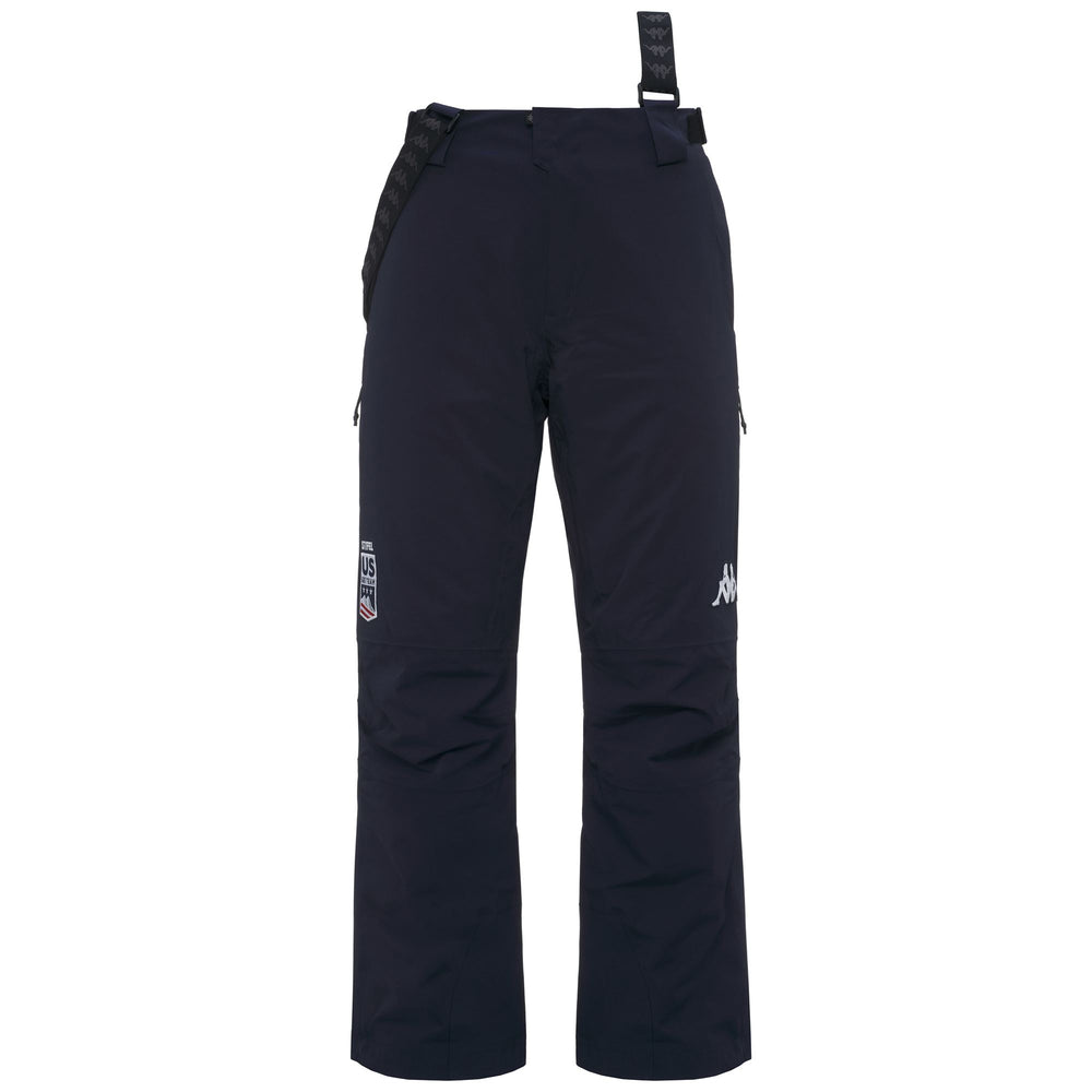 Blue Men's Regular Fit Waterproof Ski Trousers with Ventilation Opening 02