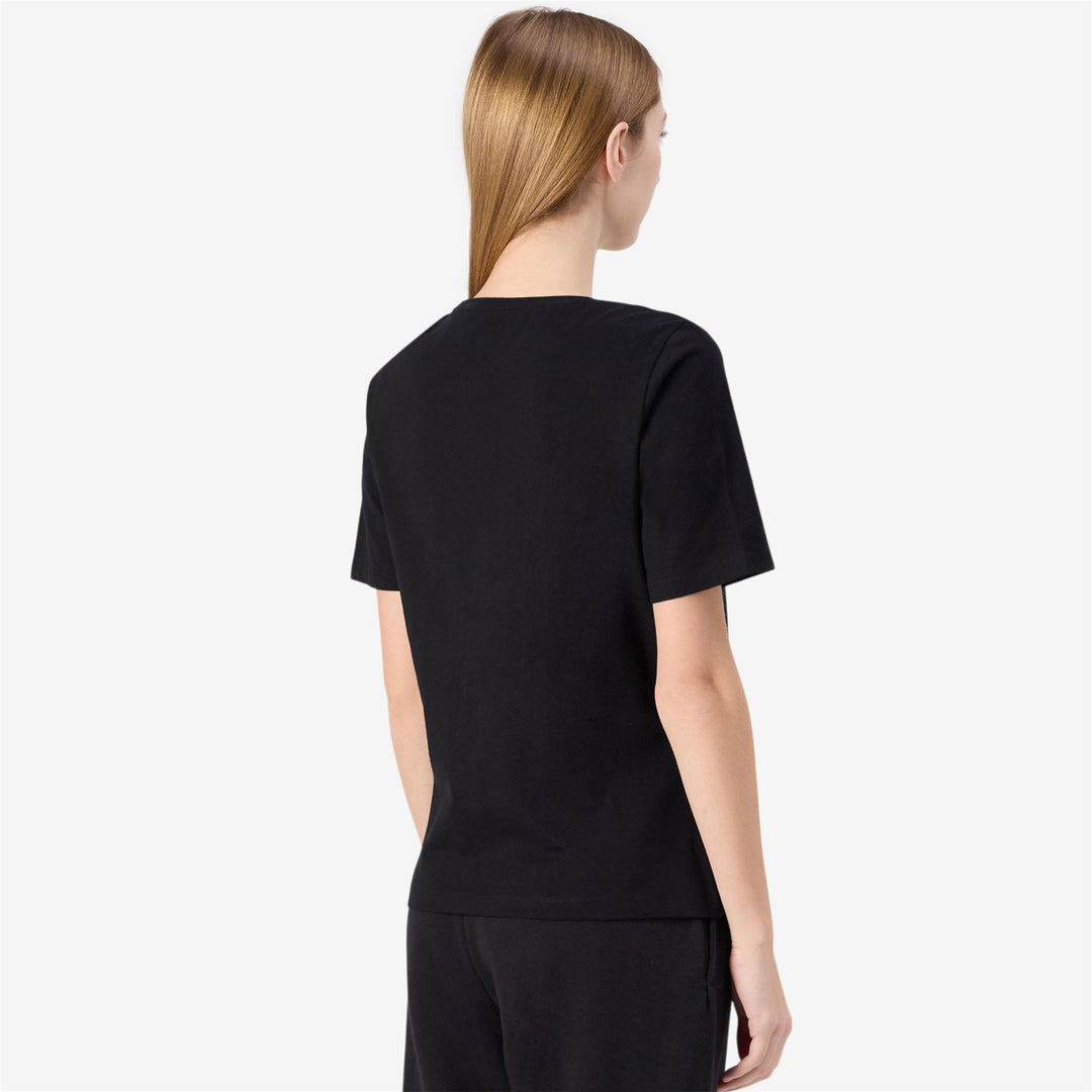 Black Women's Sportstyle T-Shirt with Graphic Print main