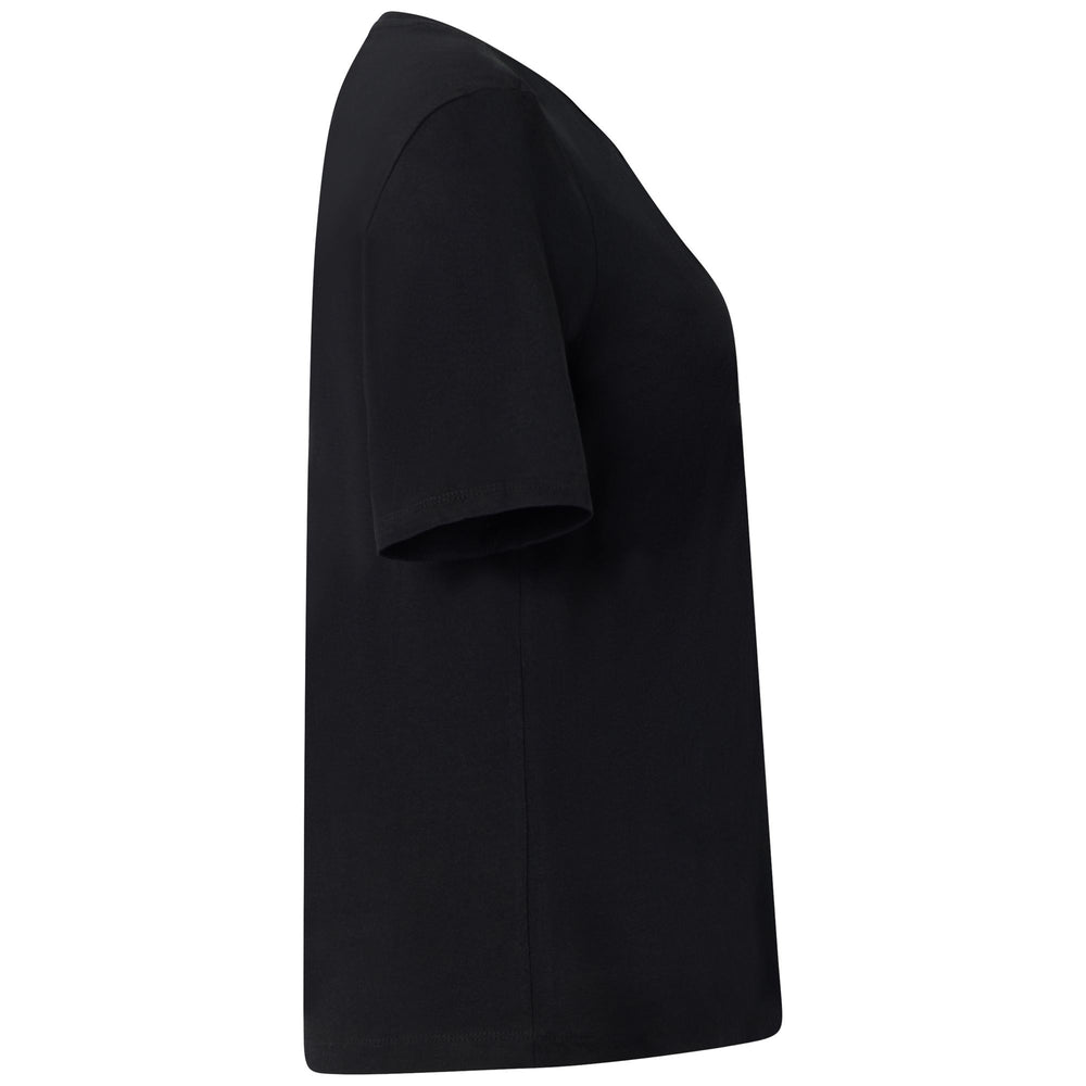 Black Women's Sportstyle T-Shirt with Graphic Print 02