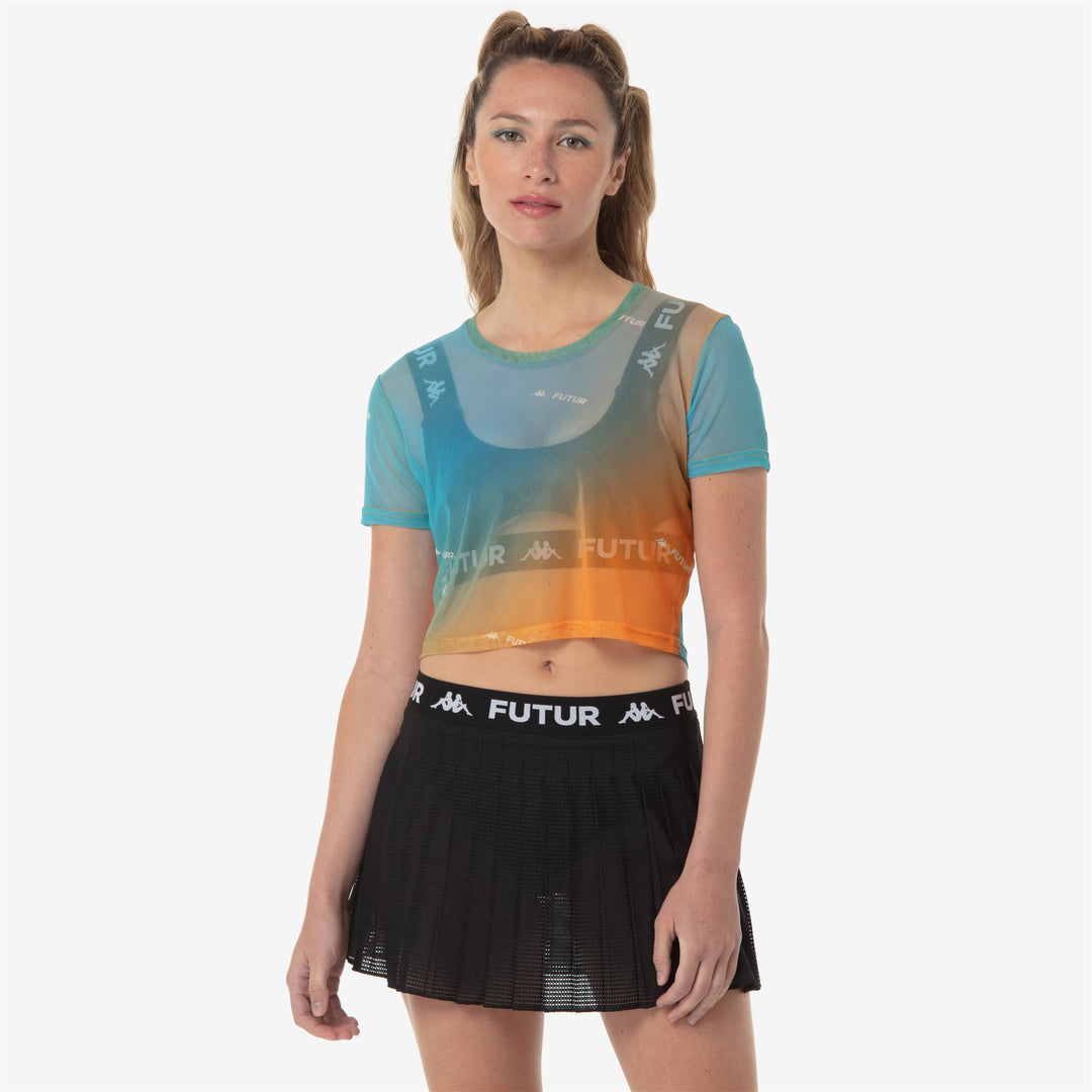 Orange Women's Slim Fit Sportswear Top main
