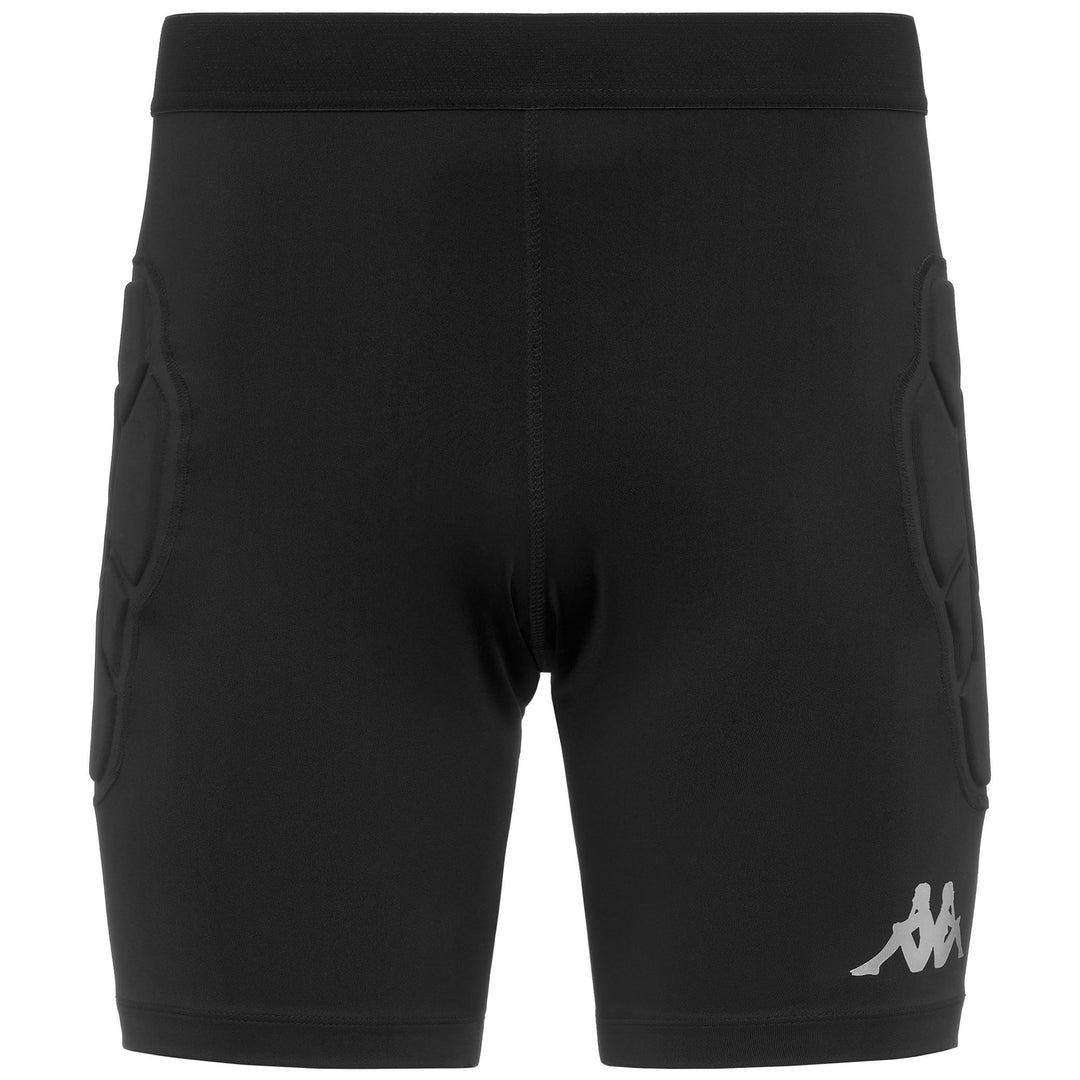 Black Men's Stretch Cold Weather Underpants with Padding 01