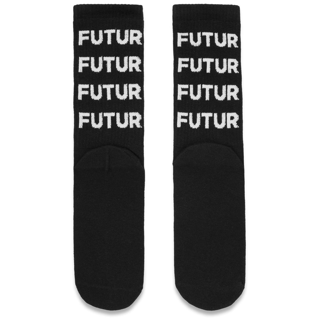 Black Unisex Crew Socks with Logo main