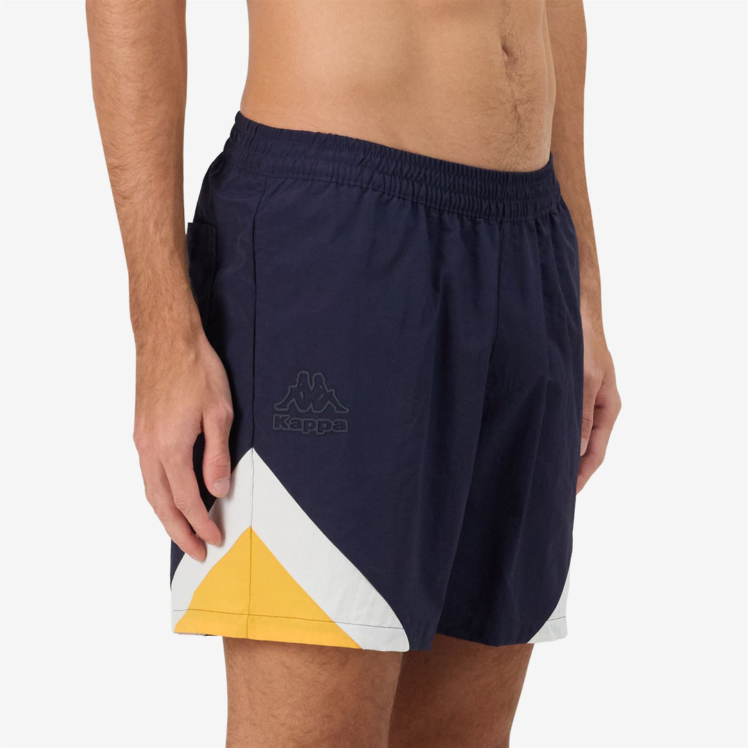 Blue Marine Men's Sportstyle Swimming Trunks with Adjustable Drawstring main