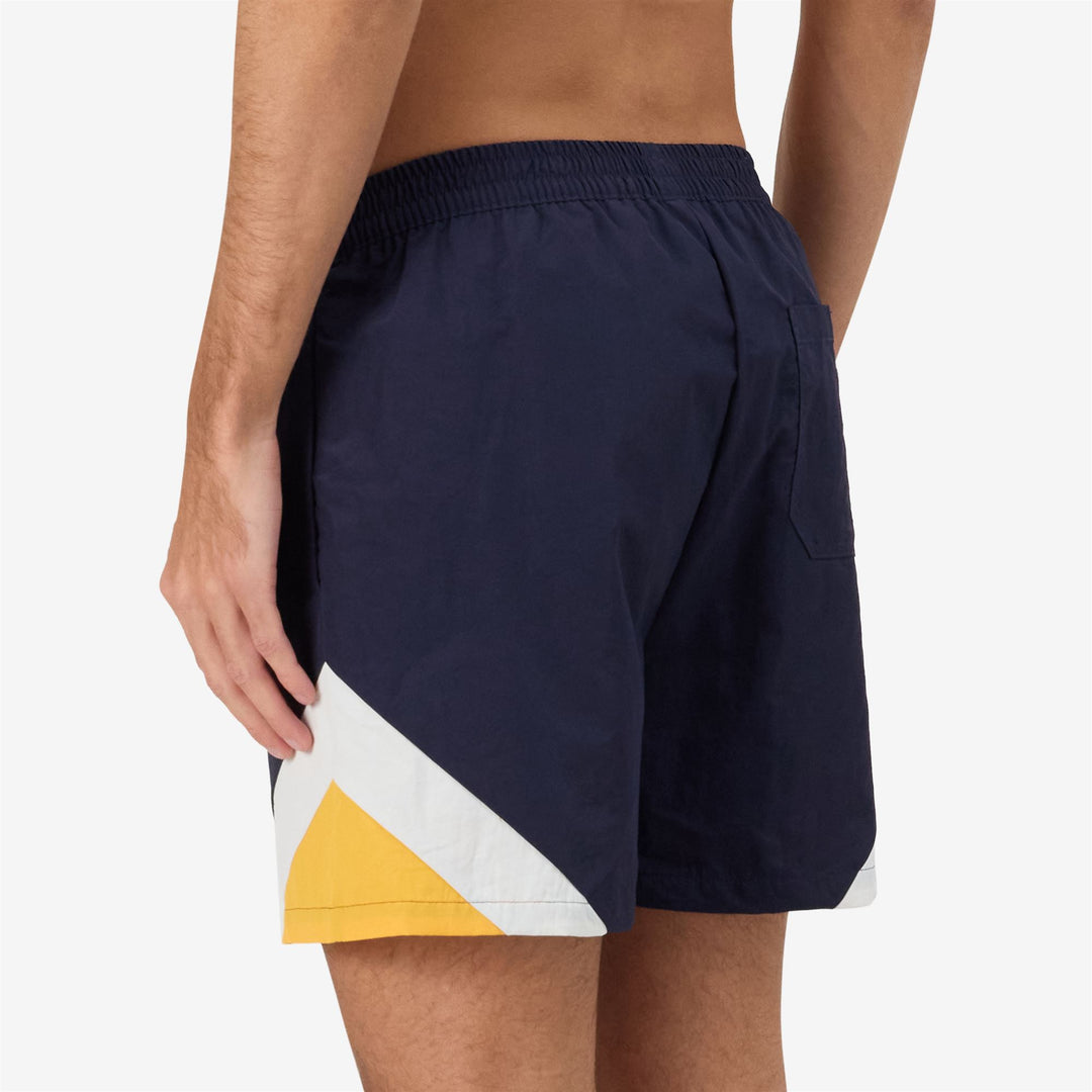 Blue Marine Men's Sportstyle Swimming Trunks with Adjustable Drawstring main