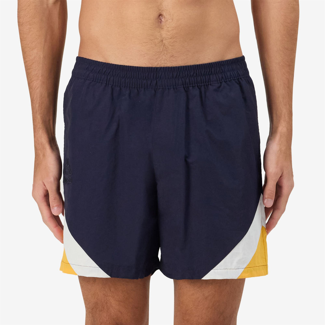 Blue Marine Men's Sportstyle Swimming Trunks with Adjustable Drawstring main