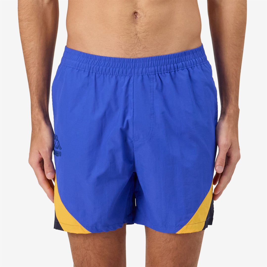 Costumi da Bagno Sportivi Uomo Blu Reale con Coulisse Regolabile main