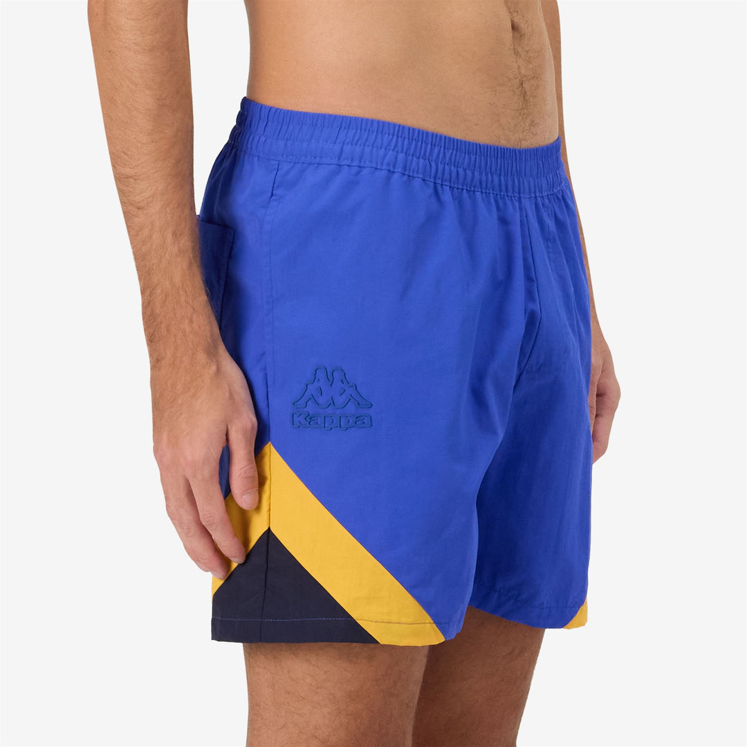 Costumi da Bagno Sportivi Uomo Blu Reale con Coulisse Regolabile main