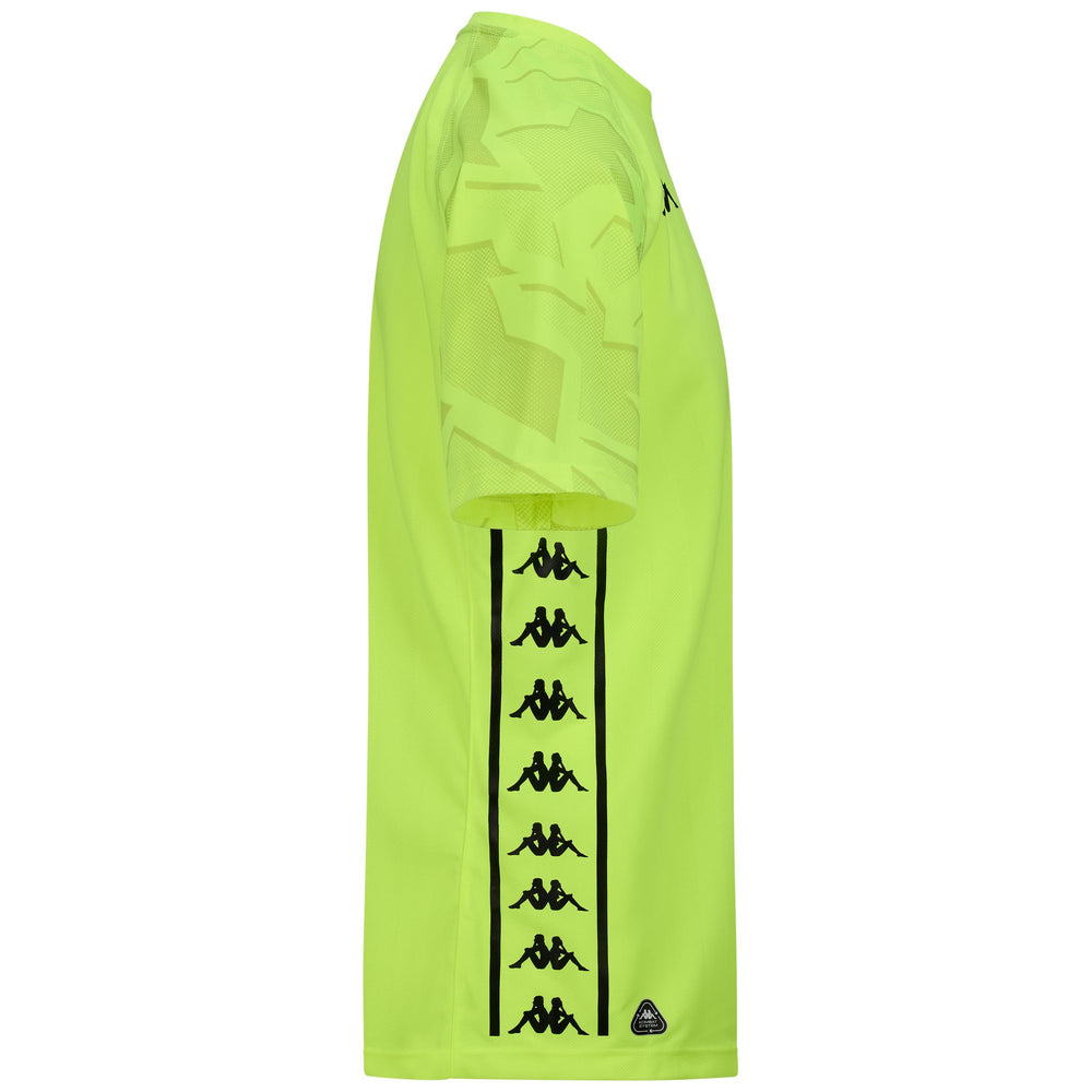 Maglia da portiere da uomo giallo neon con protezione Hydro-Way 02