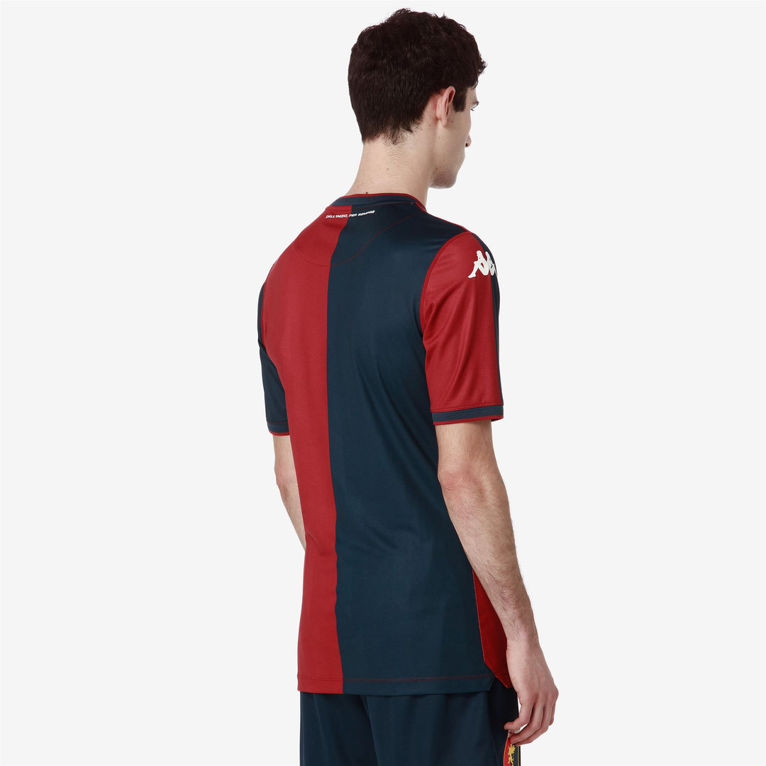 Maglia Attiva da Calcio Uomo Rossa e Blu con Protezione Hydro-Way main