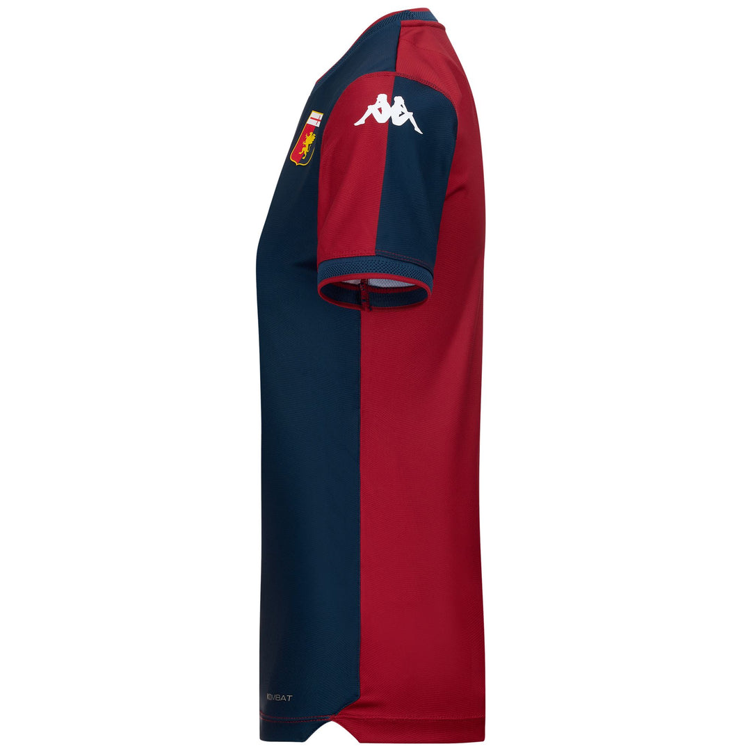 Camiseta deportiva de fútbol para mujer, color rojo y azul, con protección Hydro-Way 01