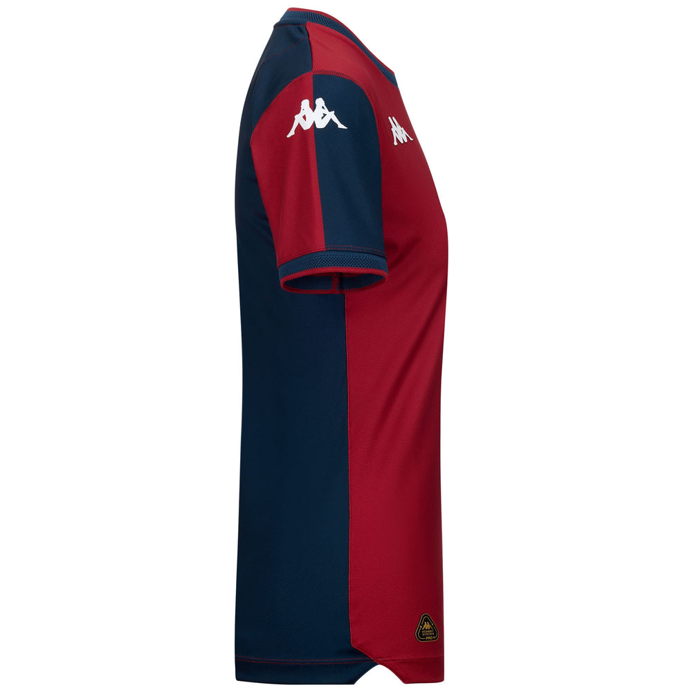 Red Blue Women's Football Active Jersey with Hydro-Way Protection 02