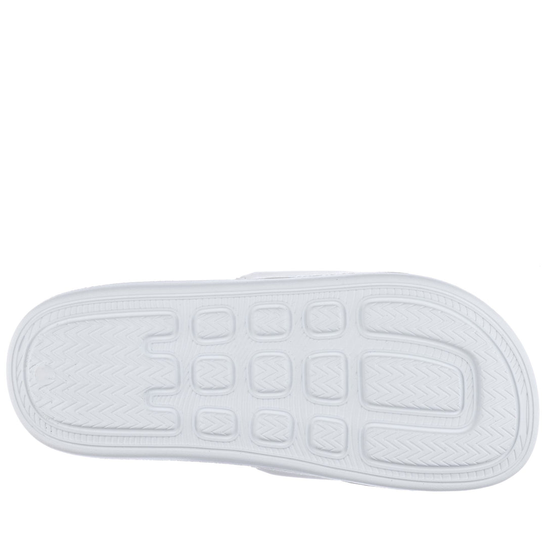 Grey Unisex Stripe Flip-Flops with Massage Outsole main